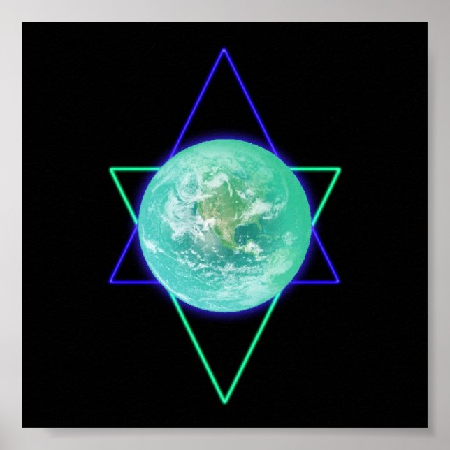 Poster Alinhamento Sigil da terra (Frente)
