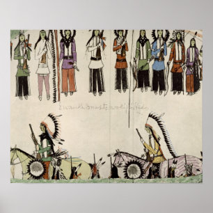 Poster "Alisando a dança do lugar" (tinta no papel)