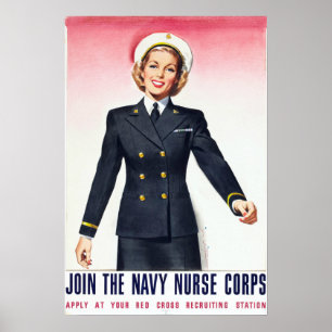 Poster Alistamento da guerra mundial 2 do corpo de