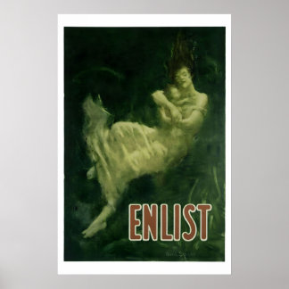 Poster Aliste Fred Spear Cartaz Histórico da Primeira Gue