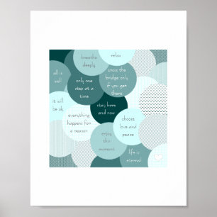 Poster "alivio de stress"