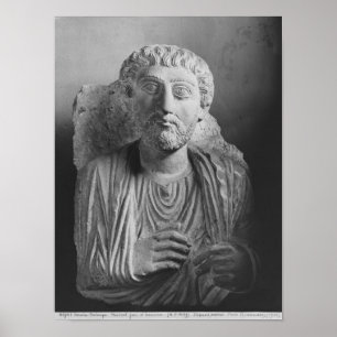 Pôster Alivio funerário de uma figura masculina, do