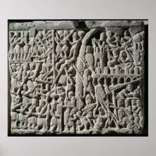 Poster Alivio que descreve o cerco de Carcassonne