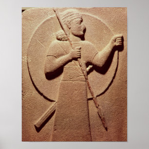 Pôster Alivio que descreve um guerreiro do Hittite