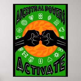 POSTER ALKEBULAN - ANCESTRAL POWERS ACTIVATE