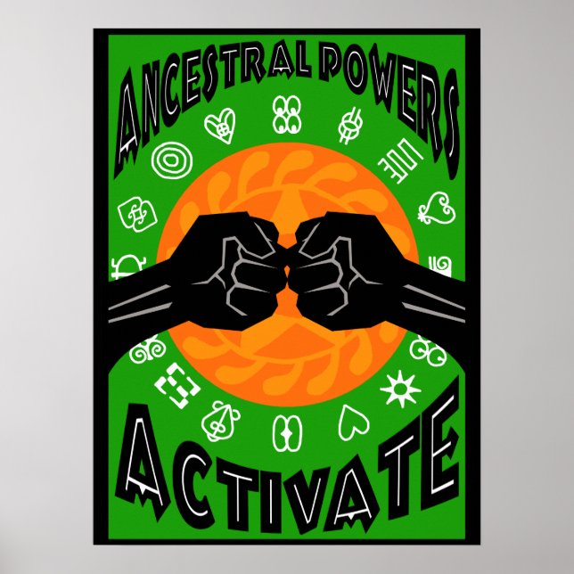 POSTER ALKEBULAN - ANCESTRAL POWERS ACTIVATE (Frente)