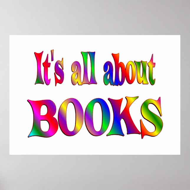 Pôster All About Books (Frente)