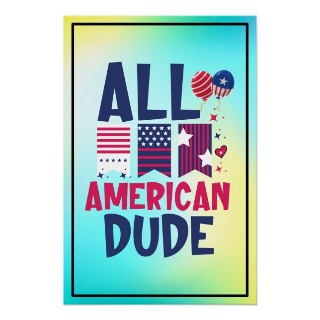 Pôster All American Dude-96993 (Frente)