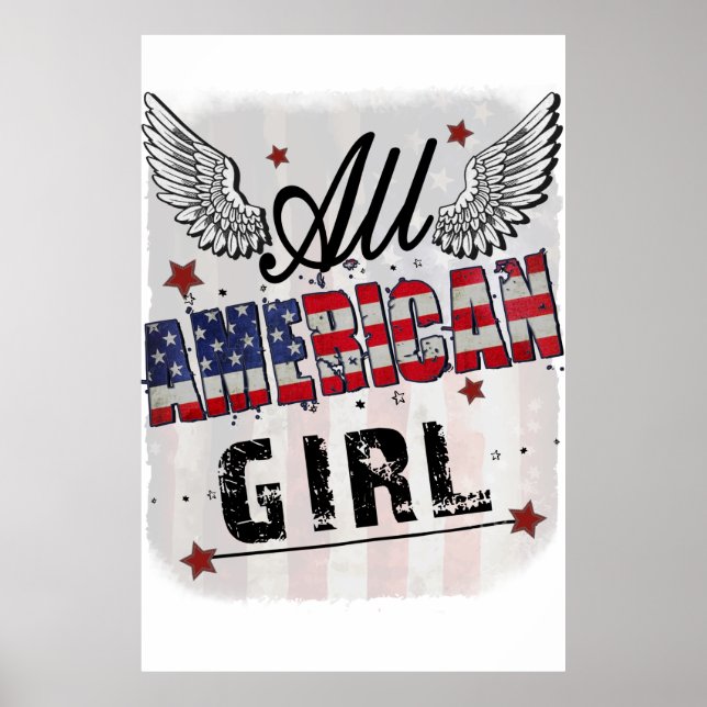 Poster All American Girl (Frente)