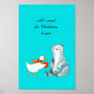 Poster All I want for Christmas is you