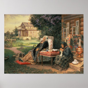 Pôster All in the Past, 1889