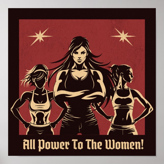 Poster All Power To The Women (Frente)
