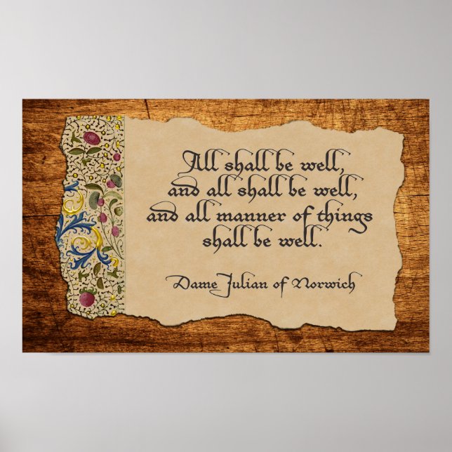Pôster All Shall Be Well (Frente)