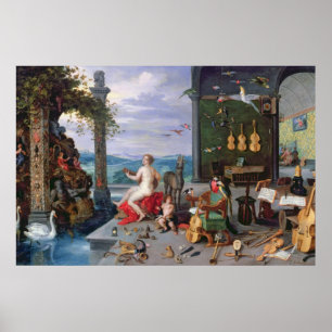 Pôster Allegory of Music