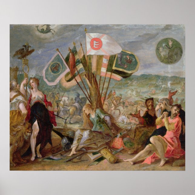 Pôster Allegory of the Turkish Wars (Frente)