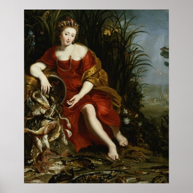 Pôster Allegory of Water (Frente)