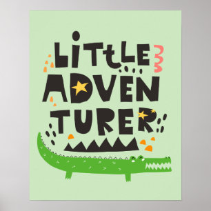 Poster Alligador de Pequenos Aventuros