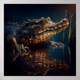 Poster alligator