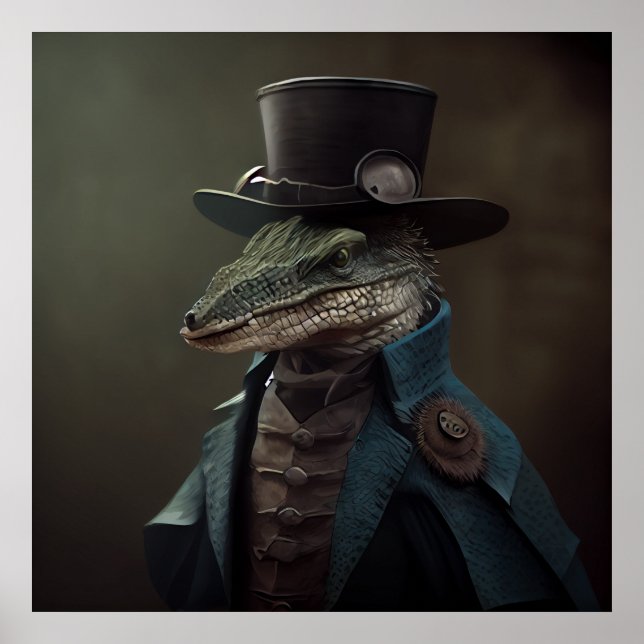 Poster alligator (Frente)