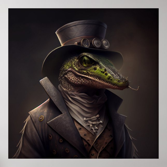 Poster alligator (Frente)