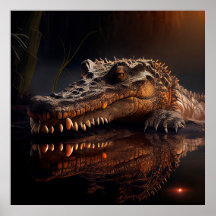 Poster alligator