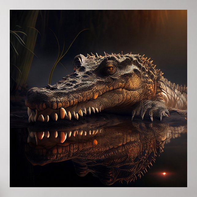 Poster alligator (Frente)