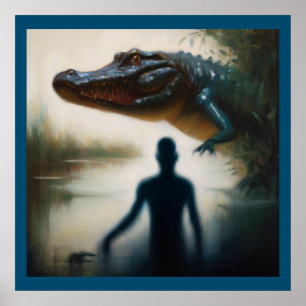 Poster Alligator 2 da Espécie Animal