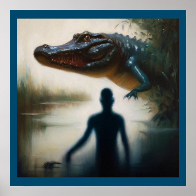 Poster Alligator 2 da Espécie Animal (Frente)