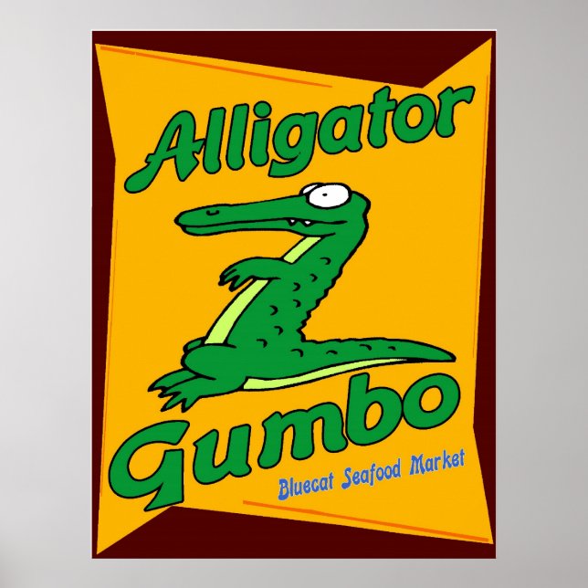 Poster Alligator Gumbo (Frente)