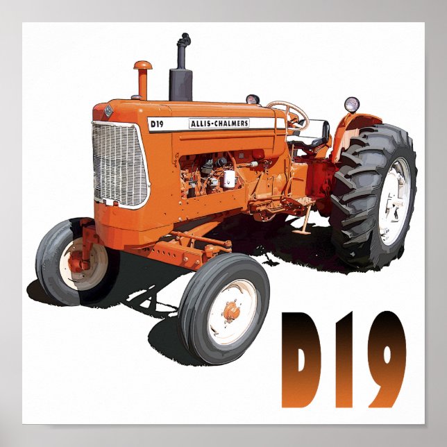 Pôster Allis-Chalmers D19 (Frente)