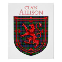 Allison Tartan Scottish Xadrez Lion Rampant