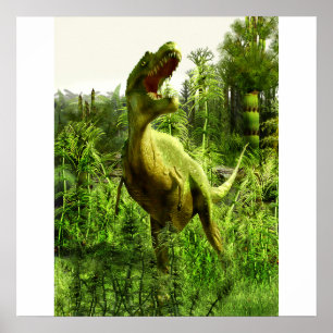 Pôster Allosaurus de New mexico