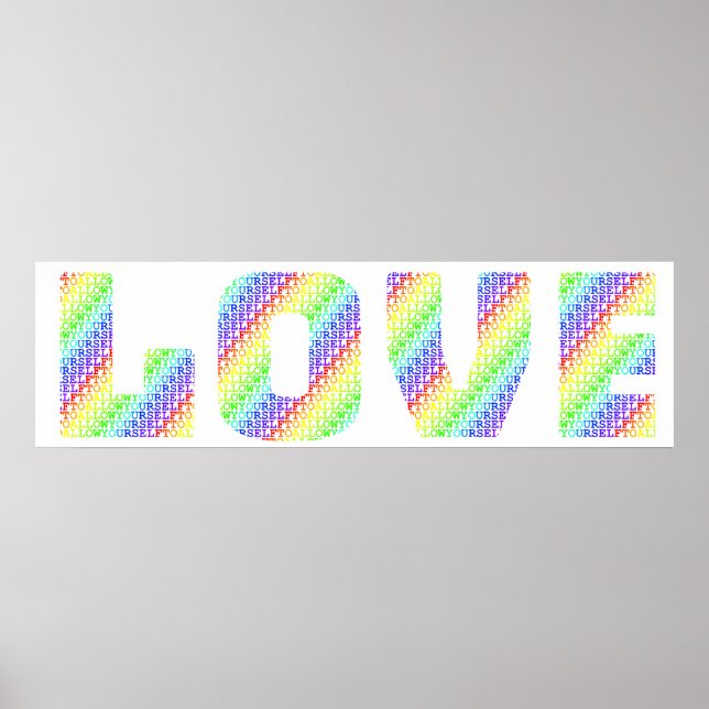 Poster Allow Yourself to LOVE (Frente)