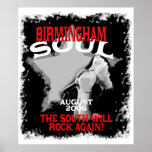 Pôster Alma de Birmingham: O sul balançará outra vez!