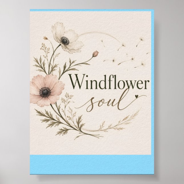 Poster Alma de Flor de Vento (Frente)