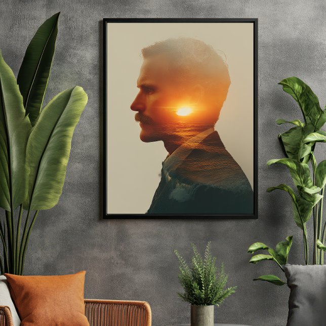 Poster Alma do Oceano: Exposição Dupla Aquarela (Criador carregado)