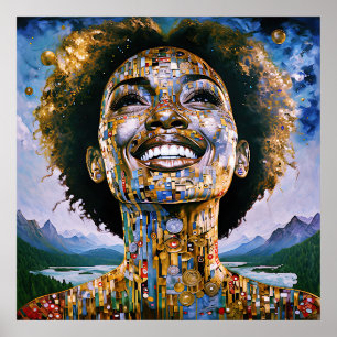 Poster "Alma Dourada, Céus Infinitos"