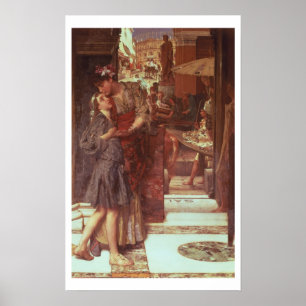 Poster Alma-Tadema a partida, 1880