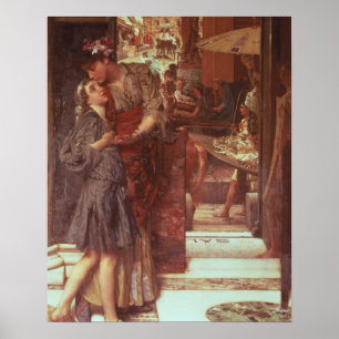 Pôster Alma-Tadema a partida, 1880