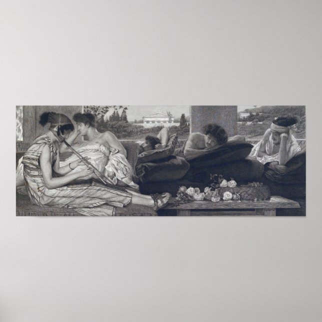 Poster Alma-Tadema - A Sesta 1881 (Frente)