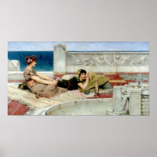 Poster Alma-Tadema - Adoradores do Amor