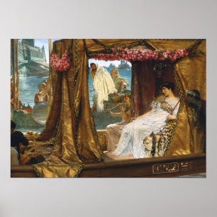 Poster Alma-Tadema - Antônio Cleópatra