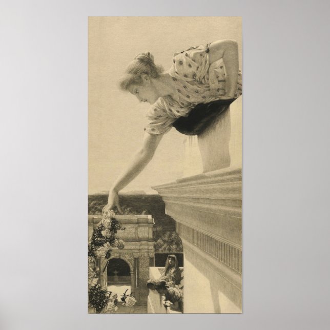 Poster Alma-Tadema - Deus Velocidade 1894 (Frente)