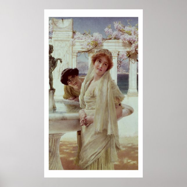Pôster Alma-Tadema | Diferença de parecer (Frente)