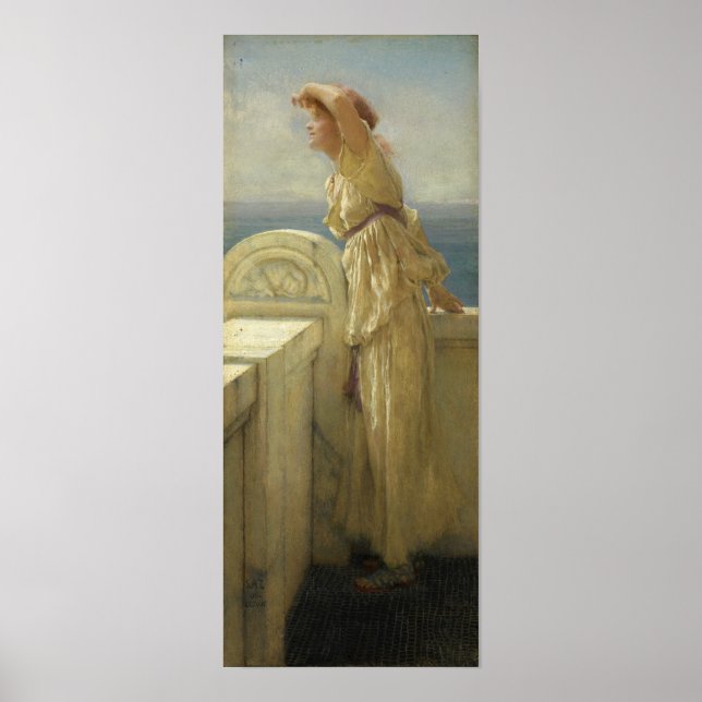 Poster Alma-Tadema - Esperançosa (Frente)