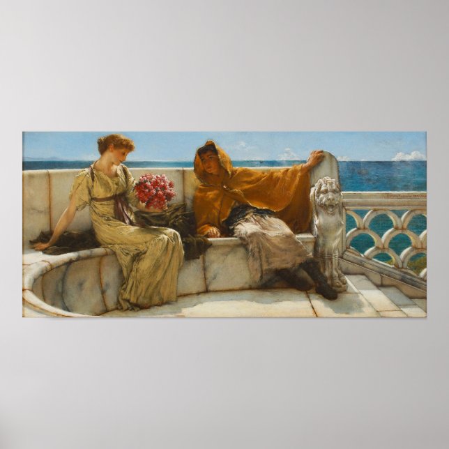Poster Alma-Tadema - Eu Amo-Te (Frente)