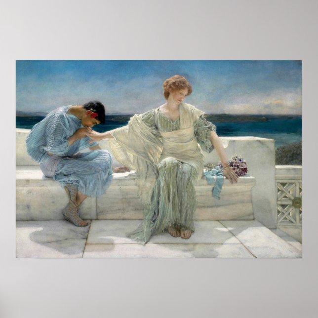 Poster Alma-Tadema - Não Me Pergunte Mais (Frente)