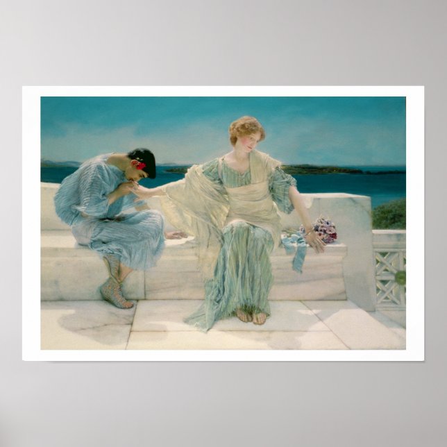 Pôster Alma-Tadema | Não me pergunte mais, 1906 (Frente)