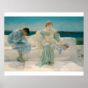 Poster Alma-Tadema   Não me pergunte mais, 1906