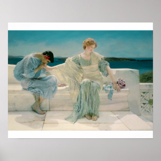 Poster Alma-Tadema | Não me pergunte mais, 1906 (Frente)